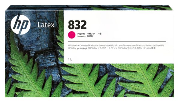 HP 832 1-Liter Magenta Ink Cartridge for Latex 630, 630 W, 700, 700W, 730, 730W