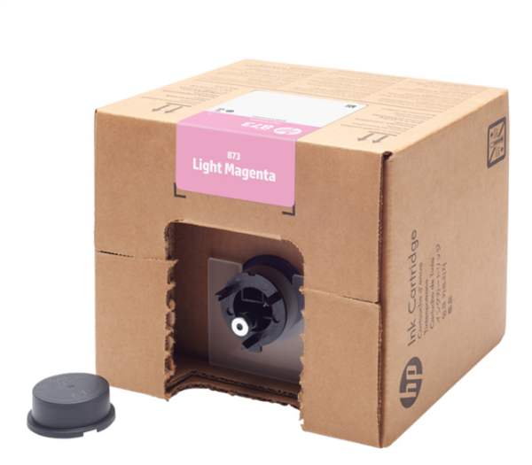 HP 873 3-Liter Light Magenta Ink Cartridge for Latex 800, 800W, 830, 830W