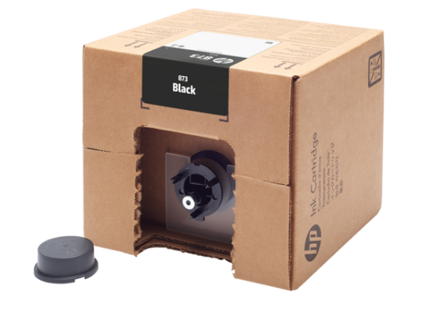 HP 873 3-Liter Black Ink Cartridge for Latex 800, 800W, 830, 830W