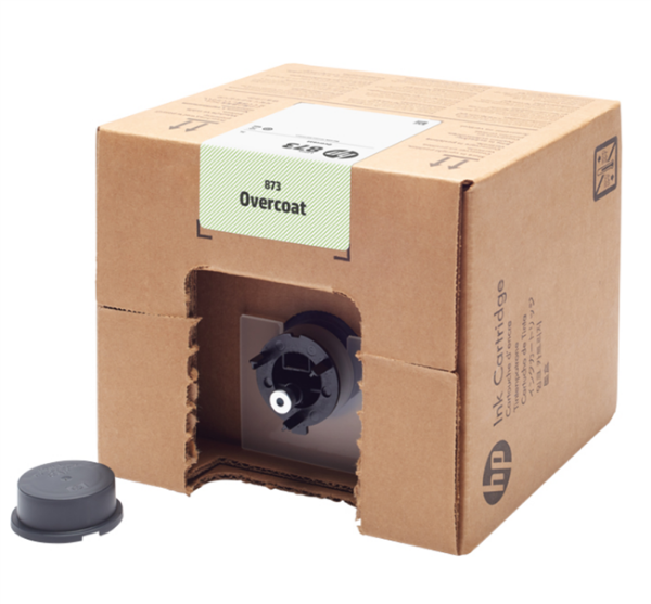 HP 873 3-Liter Overcoat Ink Cartridge for Latex 800, 800W, 830, 830W