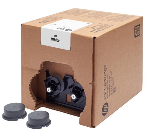 HP 873 3-Liter White Latex Ink Cartridge for Latex 800W, 830W