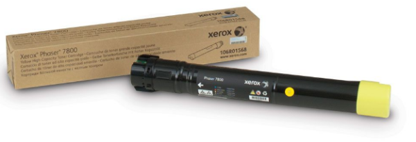 Xerox Yellow High-Capactiy Toner Cartridge for Phaser 7800 - 106R01568