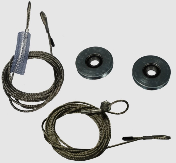 Keencut SteelTrak 165cm Pulley & Cable Service Kit