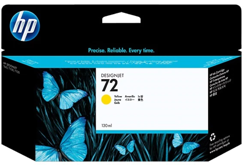 It Supplies - HP 72 130-ml Yellow DesignJet Ink Cartridge for HP