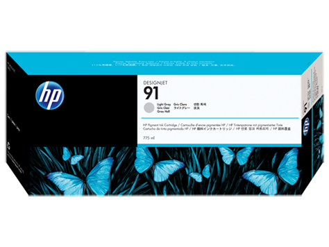 HP 91, (C9466A) Light Gray Original Ink Cartridge