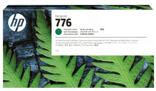 HP 776 1-liter Chromatic Green DesignJet  Ink Cartridge for DesignJet Z9+ Pro