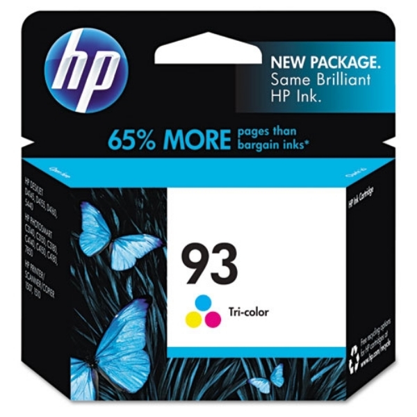 HP 93 Tri-Color Inkjet Print Cartridge - C9361WN