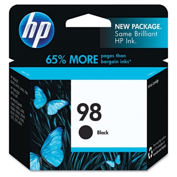 HP 98 Black Inkjet Print Cartridge - C9364WN