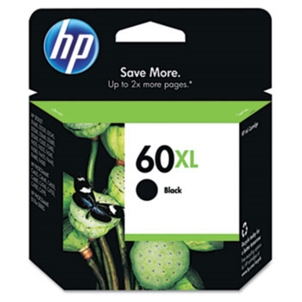 HP 60XL High Capacity Black Ink Cartridge - CC641WN