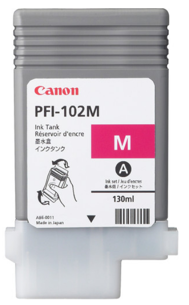 It Supplies - Canon PFI-102M Magenta Dye Ink Cartridge - 0897B001AA