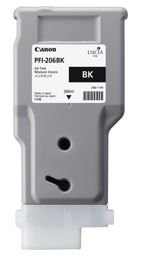 It Supplies - Canon PFI-206BK Black Ink Tank (300ml) for