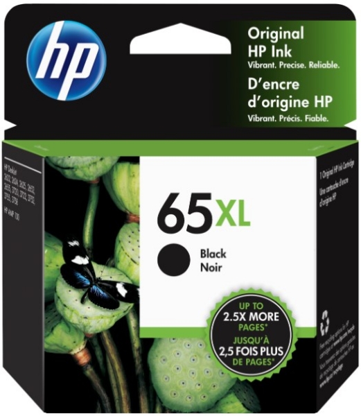 HP 65XL Black Original Ink Cartridge - N9K04AN		