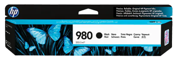 HP 980 Black Original Ink Cartridge - D8J10A