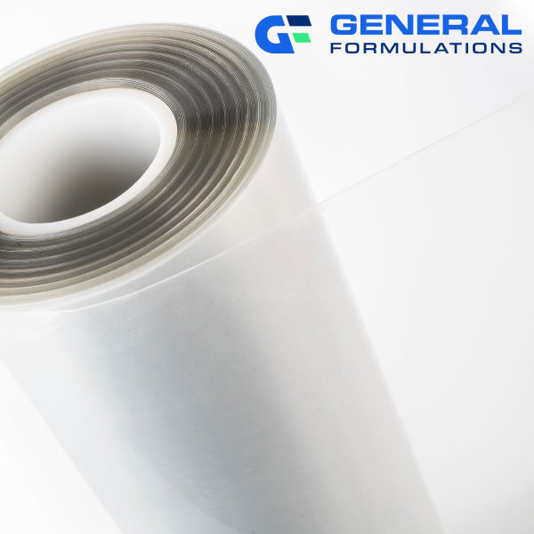GF 101 3.0 mil Lustre Clear PVC Laminate with Clear Permanent Adhesive 38" x 150' Roll