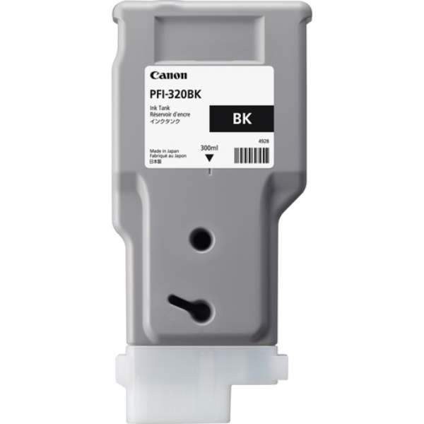 Canon PFI-320BK 300-ml Black Ink Cartridge for imagePROGRAF TM-200, TM-350, TM-300, TM-305, TM-350, TM-355, TM-510, TM-510M, TM-610, TM-610M, TM-615, TX-1300, GP-200, GP-300