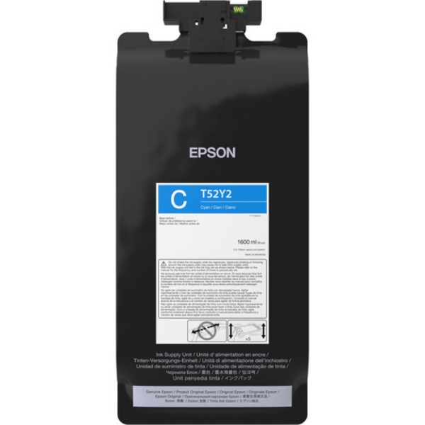Epson T52Y UltraChrome XD3 High-Capacity Cyan Ink Pack 1.6L for SureColor T7770DL