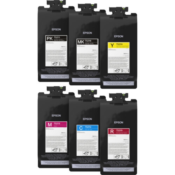 Epson T52Y 6-Color High-Capacity Starter Ink Pack Set for SureColor T7770DL