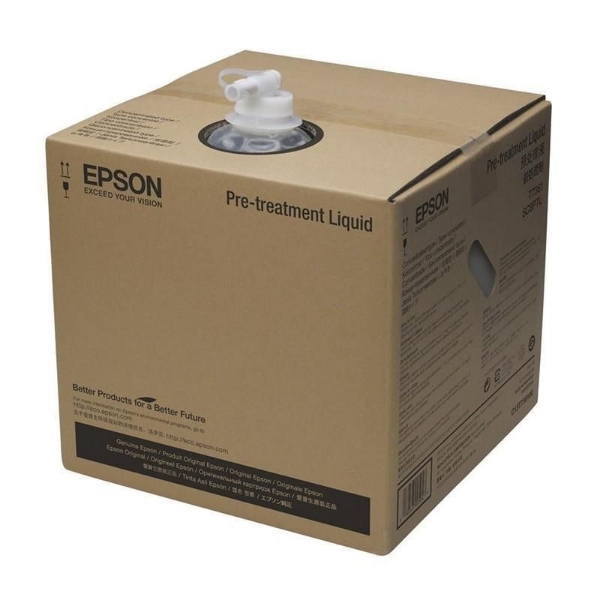 Epson 18L Pretreatment Liquid for Polyester and Poly Blend Fabric - SureColor F2000, F2100, F2270, F3070 Printers 	