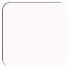 UNISUB Gloss White Hardboard Square Coasters w/Cork Back 3.75"x3.75" (0.157" thick) - 40 pieces	