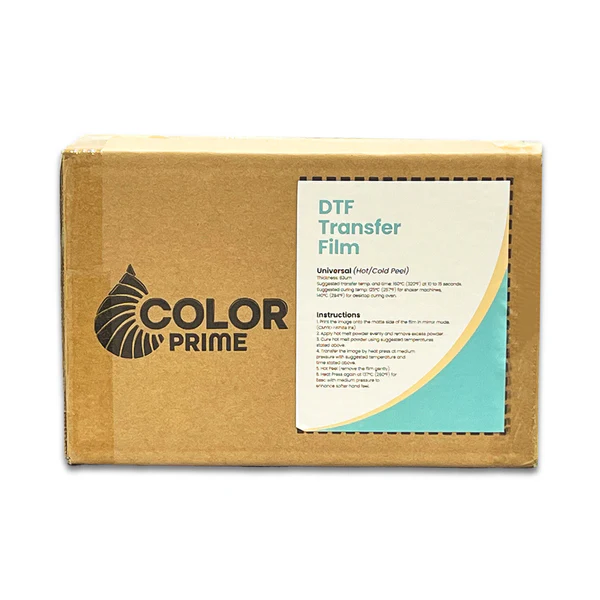 Color Prime Universal DTF Film Sheets - 13"x19" (200 Pack)