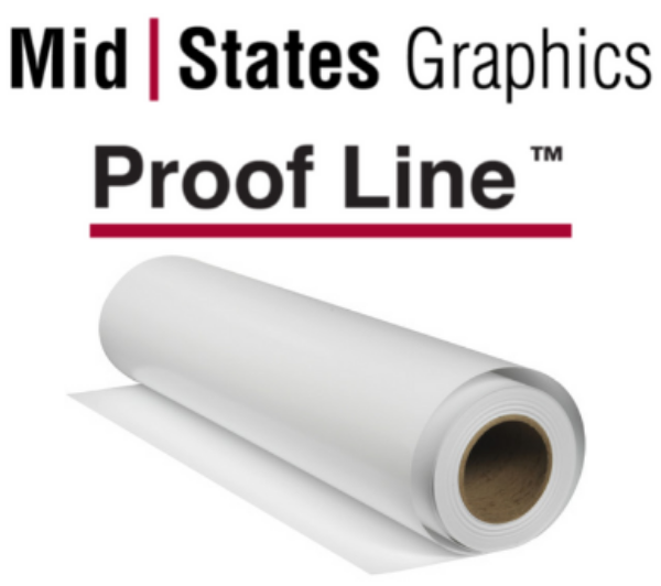 Proof Line Matte Paper HW-42 (42lb/140 gsm) 20in x 150ft Roll 2" Core