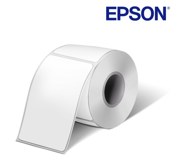 Epson ColorWorks Premium Matte Labels (box of 6 rolls) 4"x105' (Continuous Label) DIE CUT for C3500/C4000