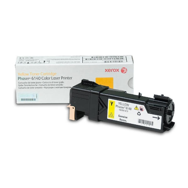 Xerox Yellow Toner Cartridge for Phaser 6140 - 106R01479