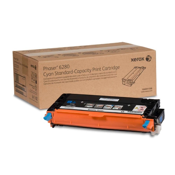 Xerox Phaser 6280 Cyan Standard Capacity Toner Cartridge - 106R01388