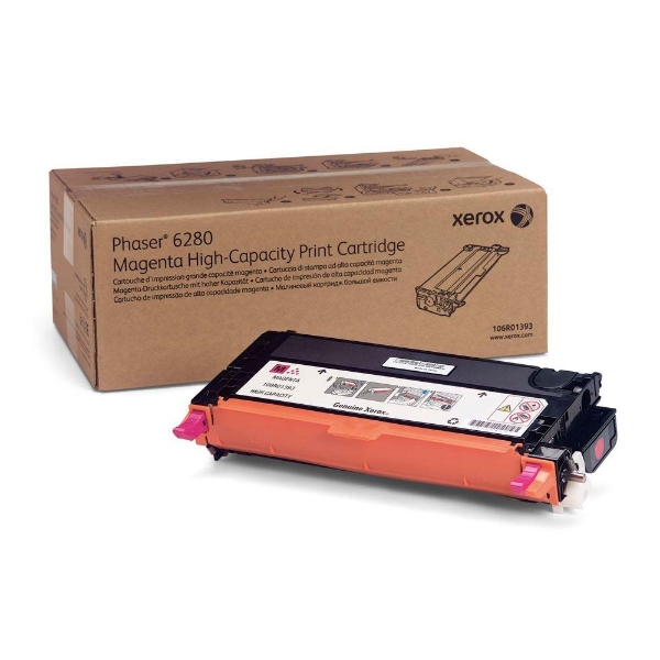 Xerox Phaser 6280 Magenta High-Capacity Toner Cartridge - 106R01393