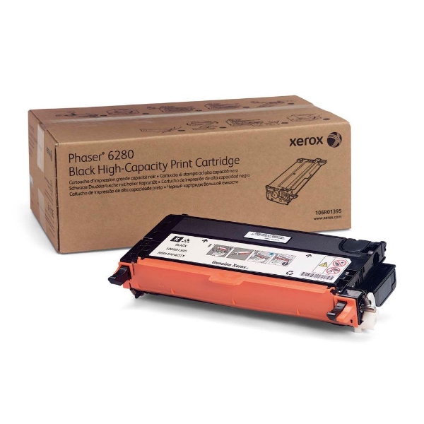 Xerox Phaser 6280 Black High-Capacity Toner Cartridge - 106R01395