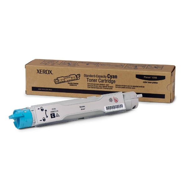 Xerox Phaser 6360/6360Y Cyan Standard Capacity Toner Cartridge - 106R01214