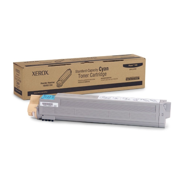 Xerox Phaser 7400 Standard Capacity Cyan Toner Cartridge *NON-RETURNABLE - 106R01150