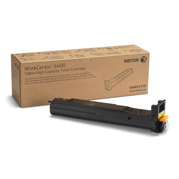 Xerox WorkCentre 6400 Yellow High-Capacity Toner Cartridge - 106R01319