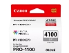 Canon PFI-4100GY Gray Ink Tank 80ml for imagePROGRAF PRO-1100 - 6783C002