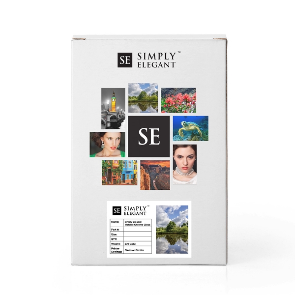 Simply Elegant Metallic Chrome Gloss 11"x17" - 50 Sheets	