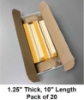 Simply Elegant Gallery Wrap Bars 1.25" Thickness, 10" Length - Pack of 20	