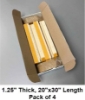 Simply Elegant Gallery Wrap Bars 1.25" Thickness, 20"x30" Length - Pack of 4	