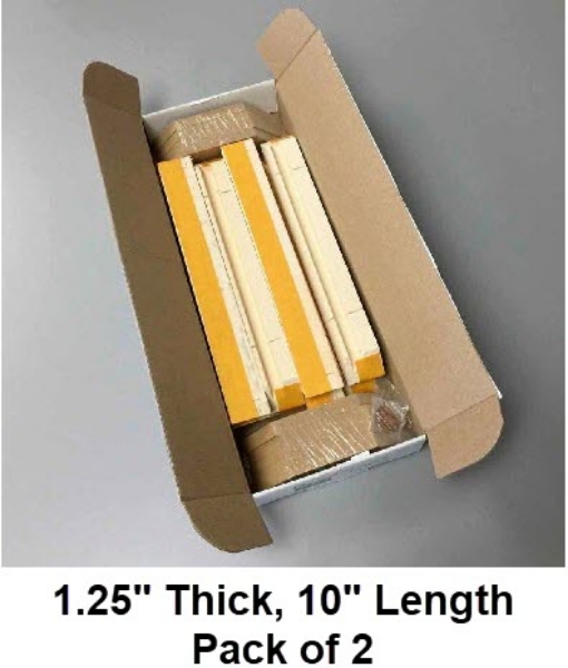 Simply Elegant Gallery Wrap Bars 1.25" Thickness, 10" Length - Pack of 2	