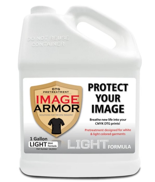 Image Armor Light Shirt Formula DTG Pretreatment - 1 Gallon