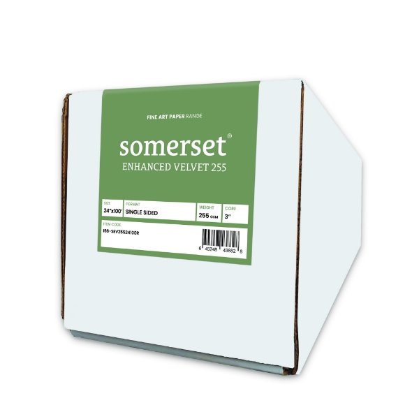 Moab Somerset Enhanced Velvet 255gsm 24"x100' Roll	