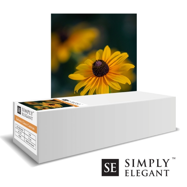 Simply Elegant Solvent Gloss Canvas 21mil 60"x75' Roll