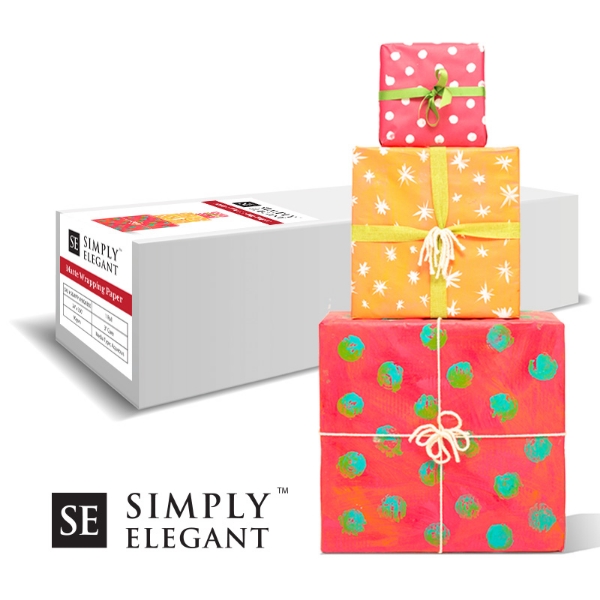 Simply Elegant Matte Wrapping Paper 24"x300' Roll	