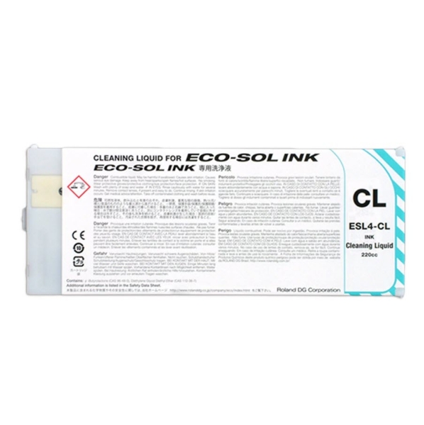 Roland Eco-Sol MAX 2 Cleaning Liquid 220ml for BN2-20, BN2-20A