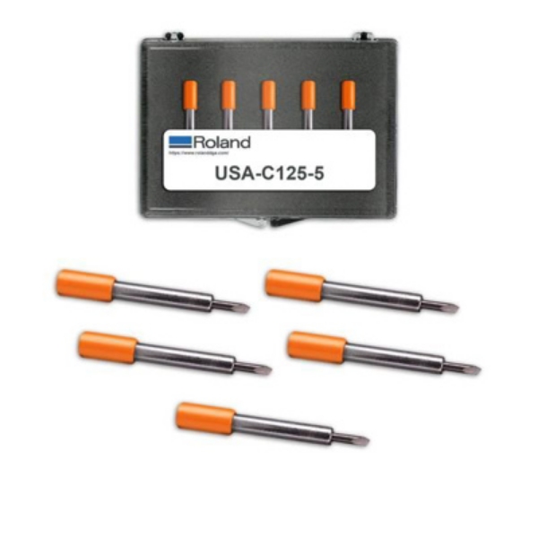 Roland 25 Degree/.125 Offset Blade, 5 ea. - Thin Materials
