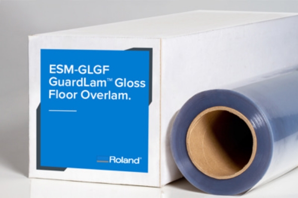 Roland (ESM-GLGF) GuardLam Gloss Floor Overlaminate Film 20in x 150ft Roll
