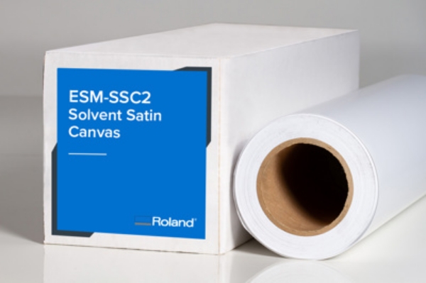 Roland (ESM-SSC2) Solvent Satin Canvas 22mil 390gsm 20in x 99ft Roll
