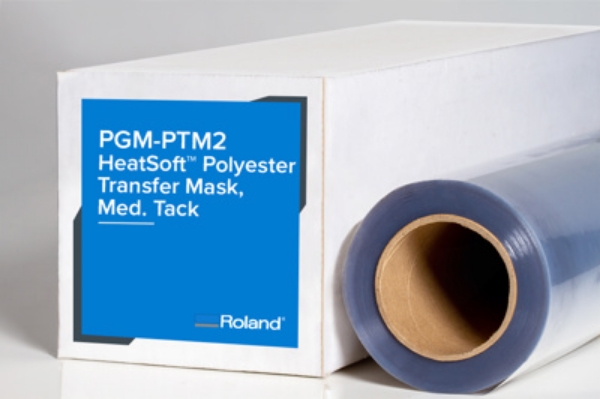 Roland (PGM-PTM2) HeatSoft™ Medium Tack Polyester Transfer Mask 20in x 75ft Roll