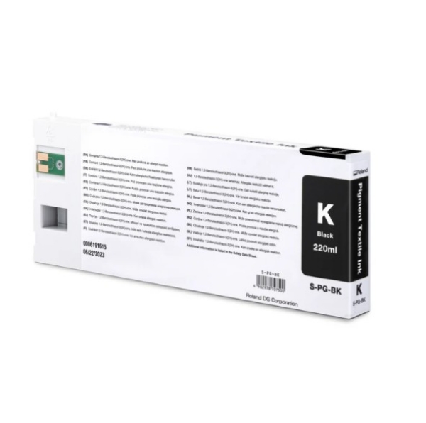 Roland S-PG DTF Black Ink Cartridge 220ml for BN-20D, BY-20
