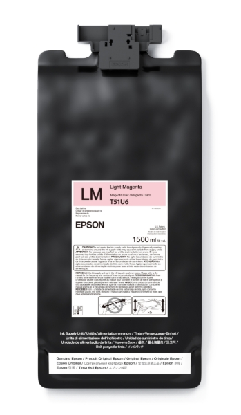 Epson UltraChrome GS3 Eco-Solvent Light Magenta Ink Cartridge 1.5 L for SureColor S8170, S9170