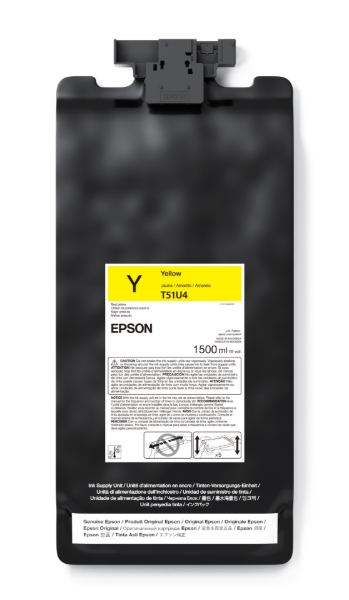 Epson UltraChrome GS3 Eco-Solvent Yellow Ink Cartridge 1.5 L for SureColor S8170, S9170